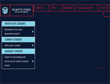 Tablet Screenshot of palmettoschool.com